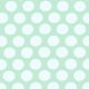 pöttyök - little prints - polka dots in mint - designer pamut dupla géz anyag